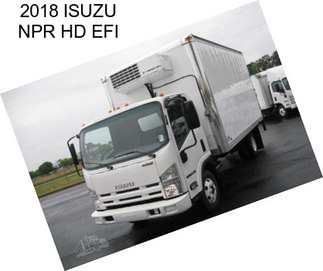 2018 ISUZU NPR HD EFI