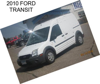 2010 FORD TRANSIT