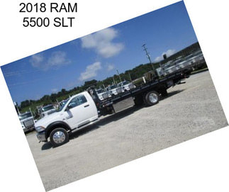 2018 RAM 5500 SLT