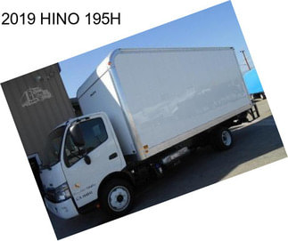 2019 HINO 195H