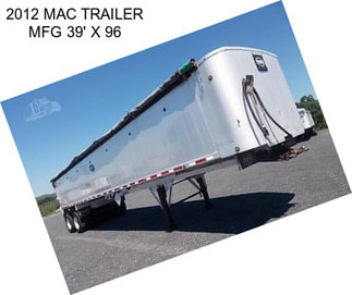 2012 MAC TRAILER MFG 39\' X 96\