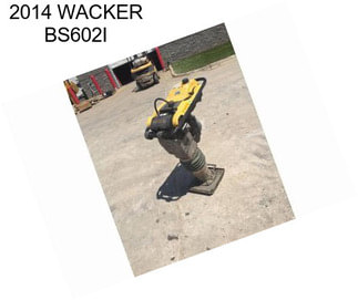 2014 WACKER BS602I