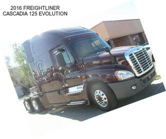 2016 FREIGHTLINER CASCADIA 125 EVOLUTION