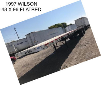 1997 WILSON 48 X 96 FLATBED