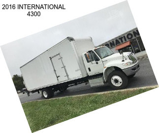 2016 INTERNATIONAL 4300