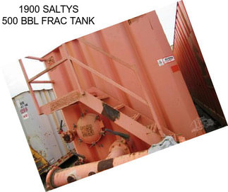 1900 SALTYS 500 BBL FRAC TANK