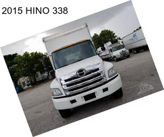 2015 HINO 338