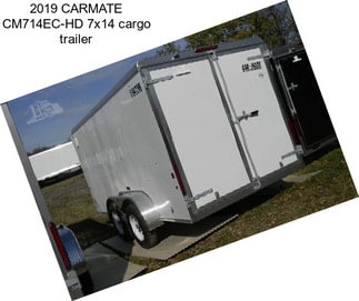 2019 CARMATE CM714EC-HD 7x14 cargo trailer