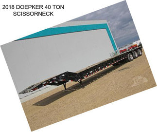 2018 DOEPKER 40 TON SCISSORNECK