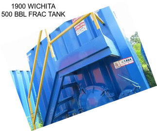 1900 WICHITA 500 BBL FRAC TANK