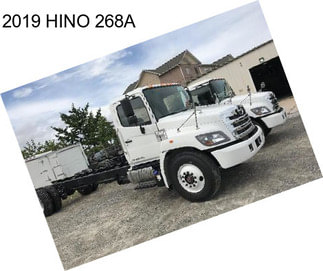 2019 HINO 268A