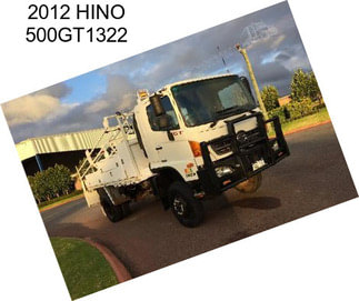 2012 HINO 500GT1322