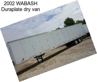 2002 WABASH Duraplate dry van