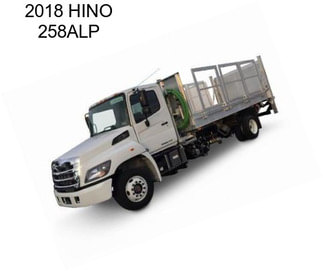 2018 HINO 258ALP