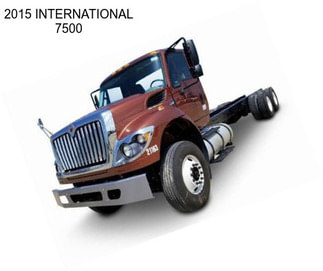 2015 INTERNATIONAL 7500