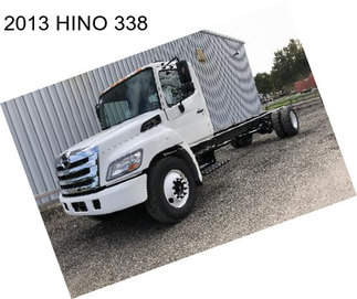 2013 HINO 338