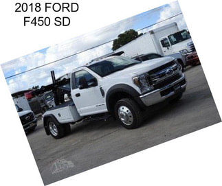 2018 FORD F450 SD