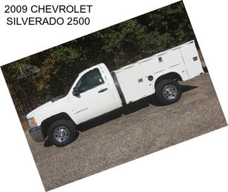 2009 CHEVROLET SILVERADO 2500