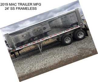 2019 MAC TRAILER MFG 24\' SS FRAMELESS