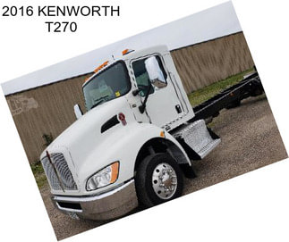 2016 KENWORTH T270