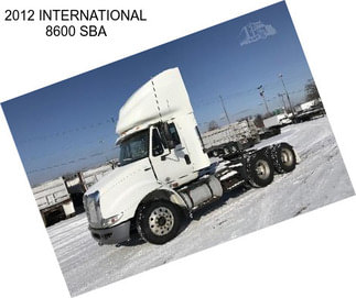 2012 INTERNATIONAL 8600 SBA