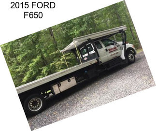 2015 FORD F650