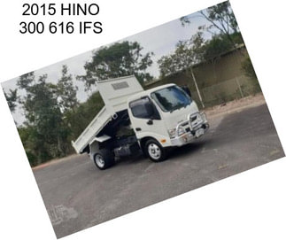 2015 HINO 300 616 IFS