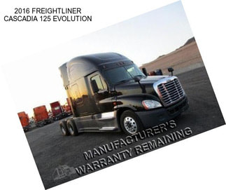 2016 FREIGHTLINER CASCADIA 125 EVOLUTION