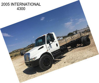 2005 INTERNATIONAL 4300