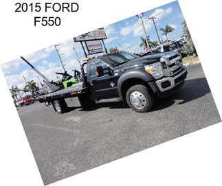 2015 FORD F550