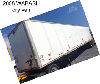 2008 WABASH dry van