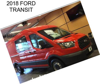 2018 FORD TRANSIT