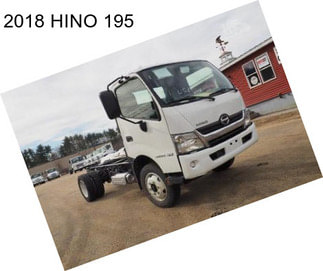 2018 HINO 195