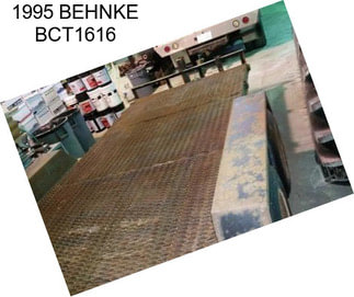 1995 BEHNKE BCT1616