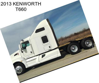 2013 KENWORTH T660