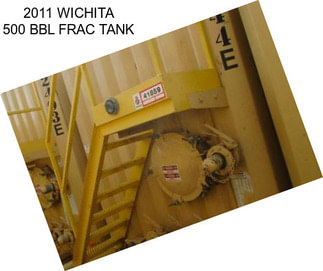 2011 WICHITA 500 BBL FRAC TANK