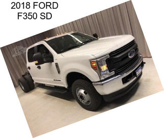 2018 FORD F350 SD