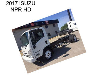 2017 ISUZU NPR HD