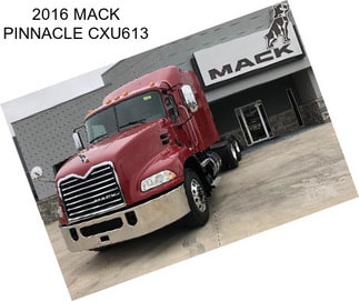 2016 MACK PINNACLE CXU613