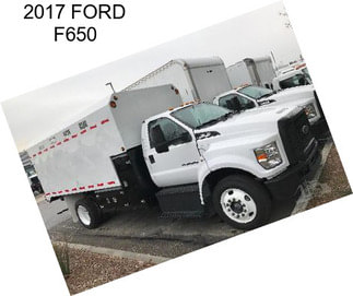 2017 FORD F650