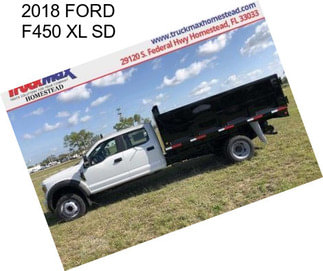 2018 FORD F450 XL SD