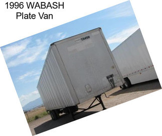 1996 WABASH Plate Van