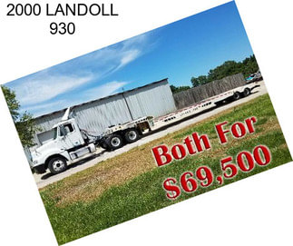 2000 LANDOLL 930