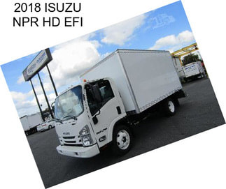 2018 ISUZU NPR HD EFI