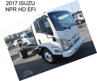 2017 ISUZU NPR HD EFI