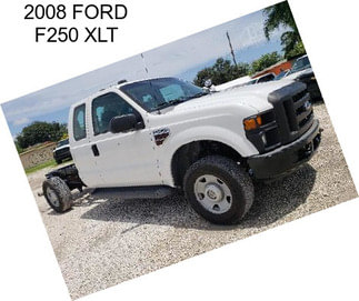 2008 FORD F250 XLT