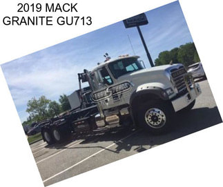 2019 MACK GRANITE GU713