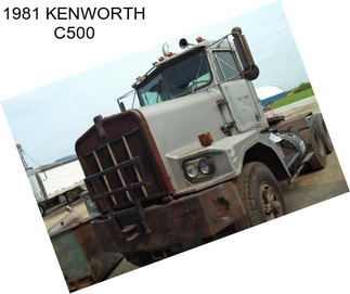 1981 KENWORTH C500