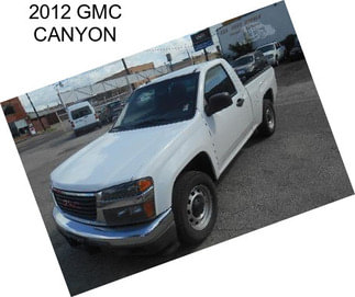 2012 GMC CANYON