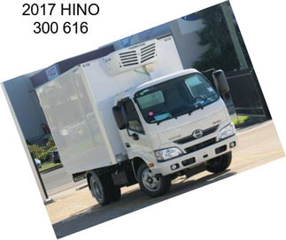 2017 HINO 300 616